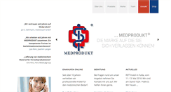 Desktop Screenshot of medprodukt-online.de